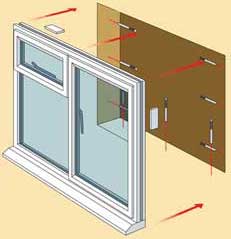 تعویض پنجره قدیمی با پنجره upvc بدون تخریب